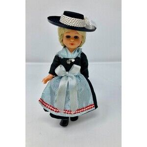 VINTAGE 5 5/8" DOLL - RARE -  BAVARIA  GERMAN DOLL  CIRCA 1950 ORIGIN HANDMADE